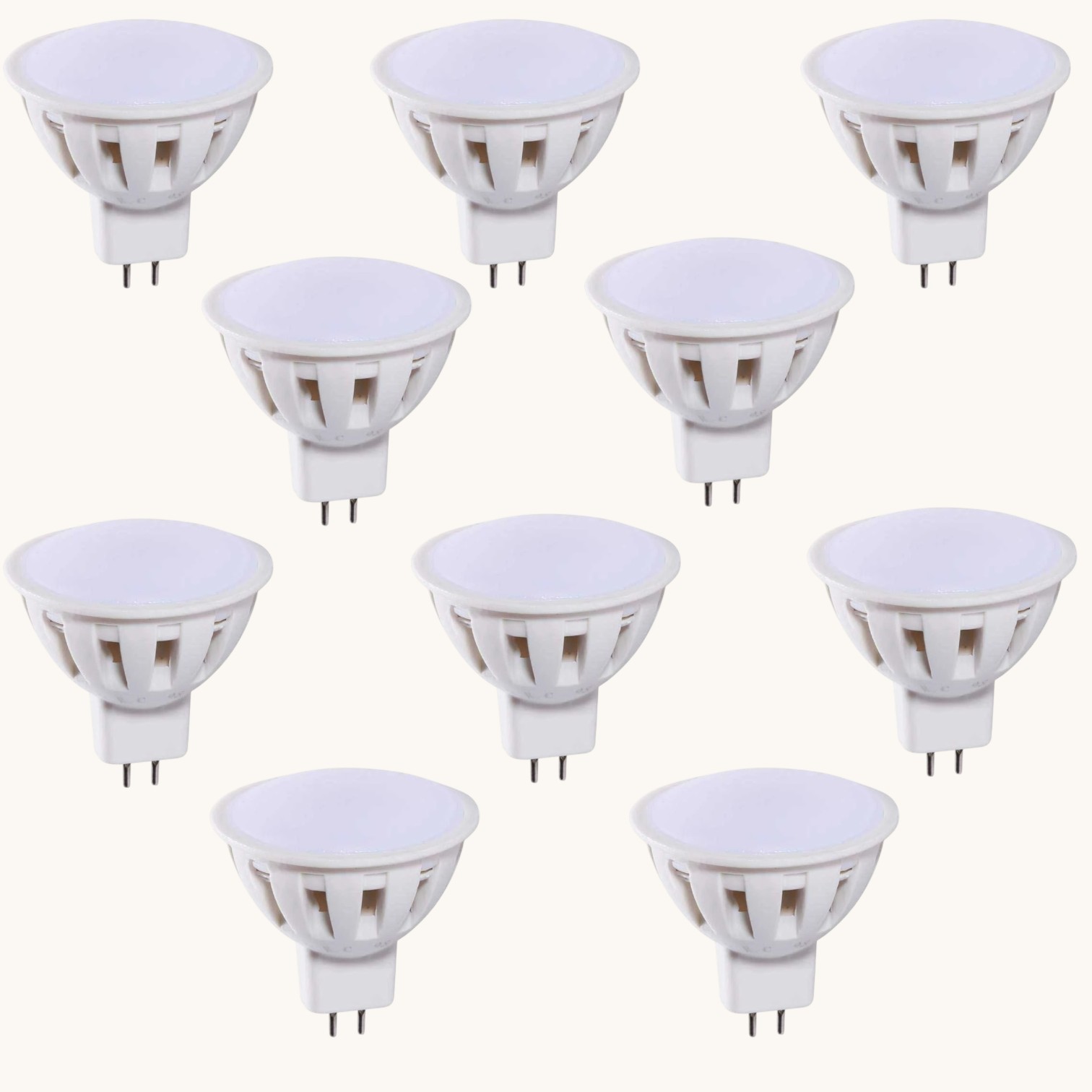 لامپ هالوژن 5 وات مدل AZIZ پایه MR16 بسته 10 عددی