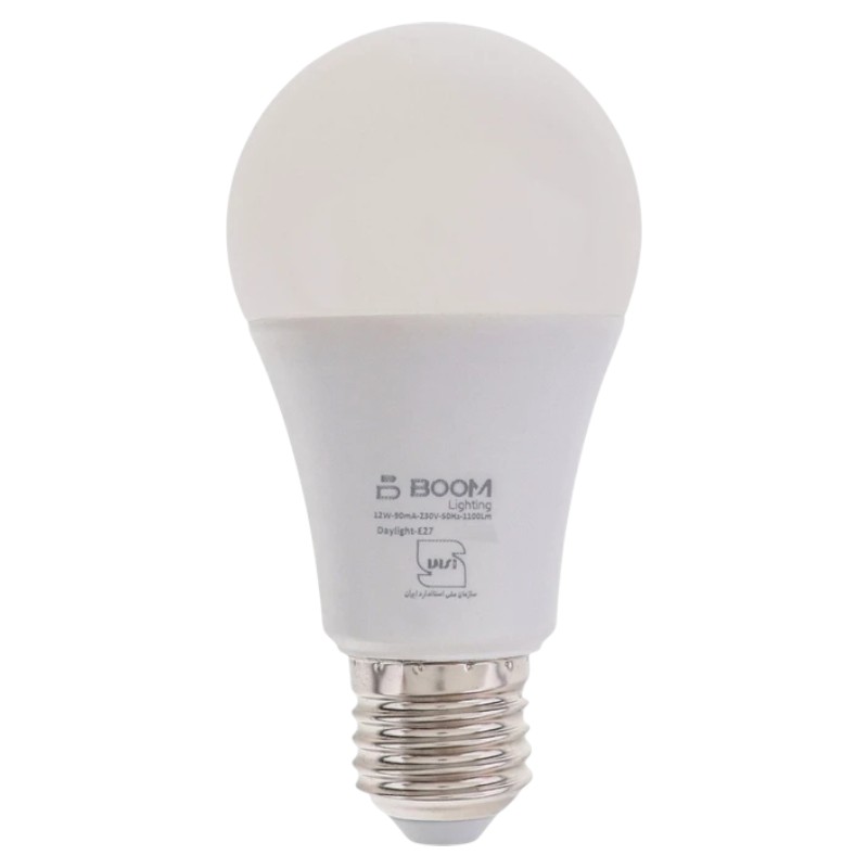 لامپ ال ای دی 12 وات بوم لایتینگ E27 استاندارد ضمانت تا 1405/05