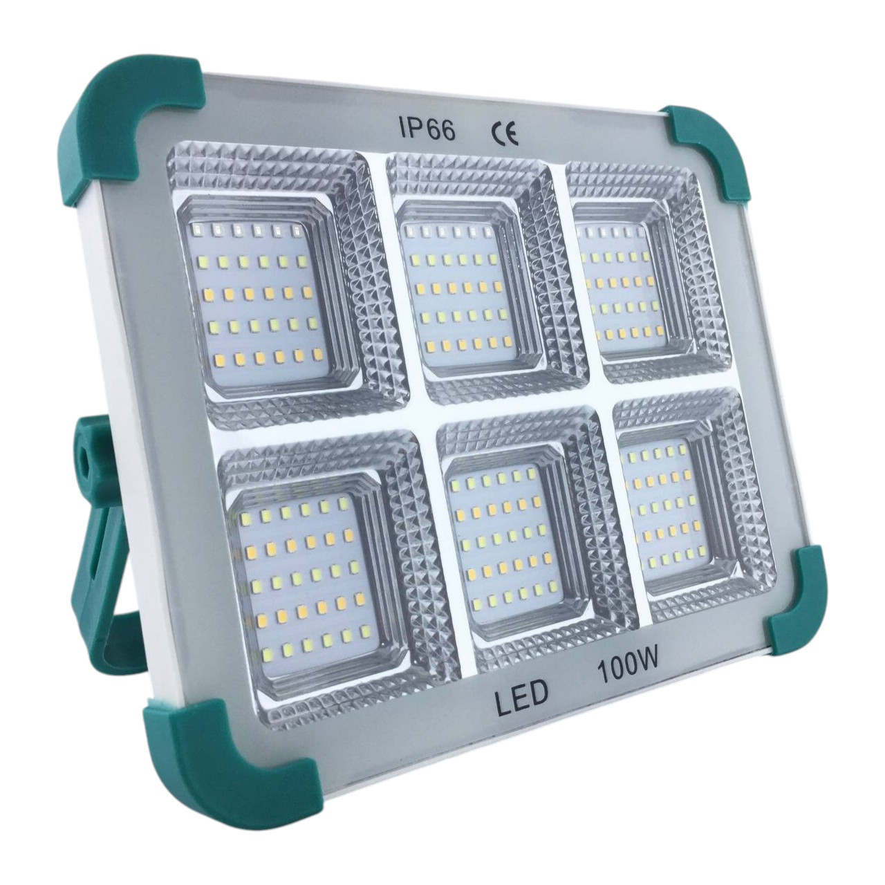 چراغ شارژی اضطراری کاربیست 100 وات مدل خورشیدی