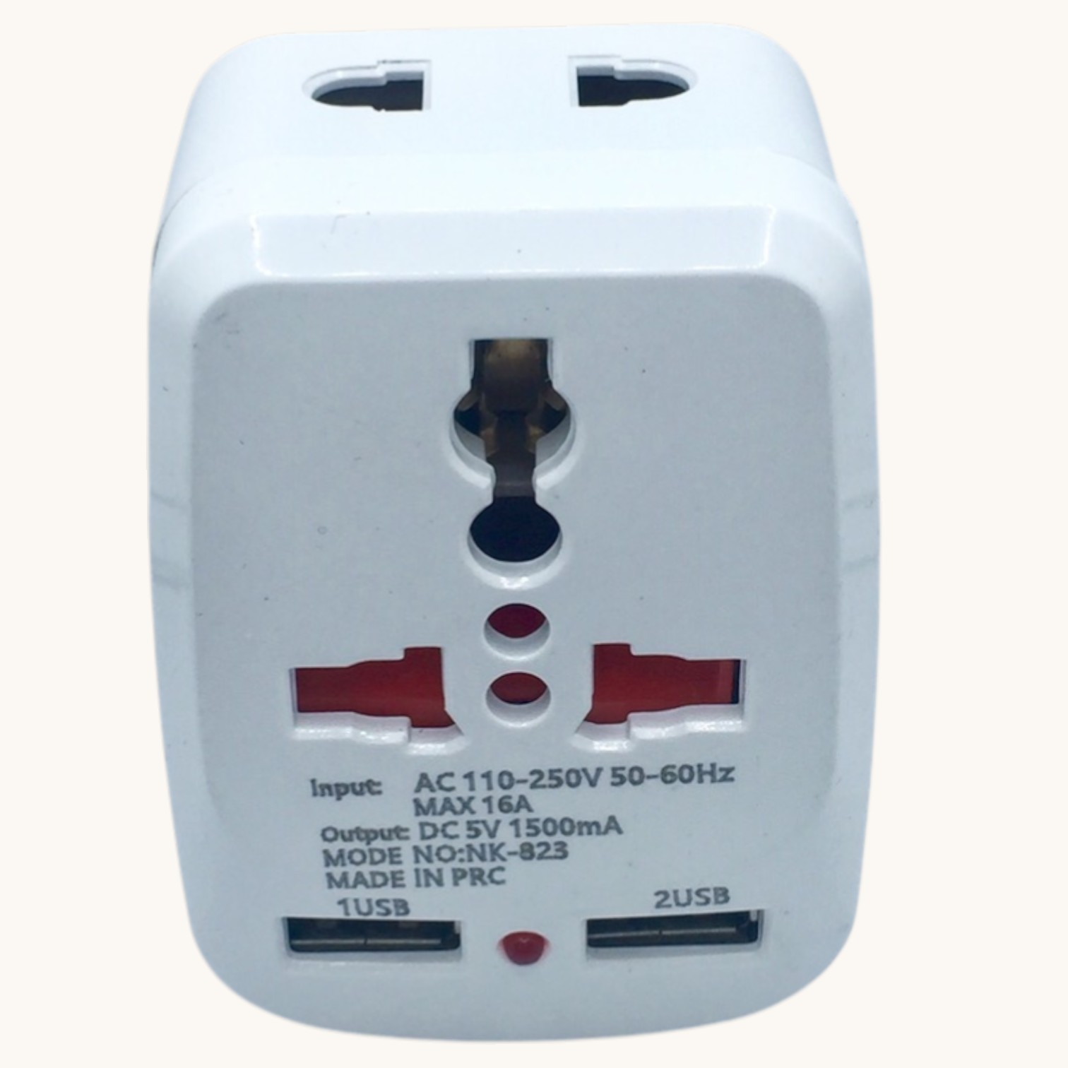 مبدل برق مدل 2USB-16A